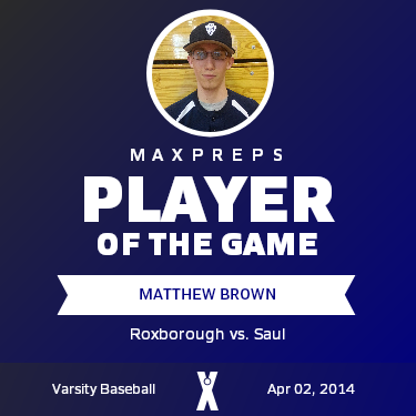 #26 Matthew Brown Player of the Game badge