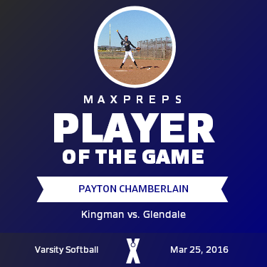 #10 Payton Chamberlain Player of the Game badge
