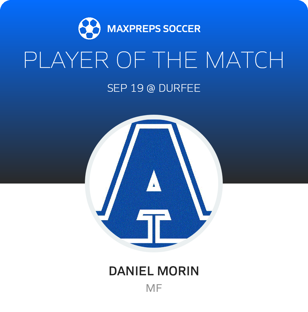 #6 Daniel Morin Player of the Game badge