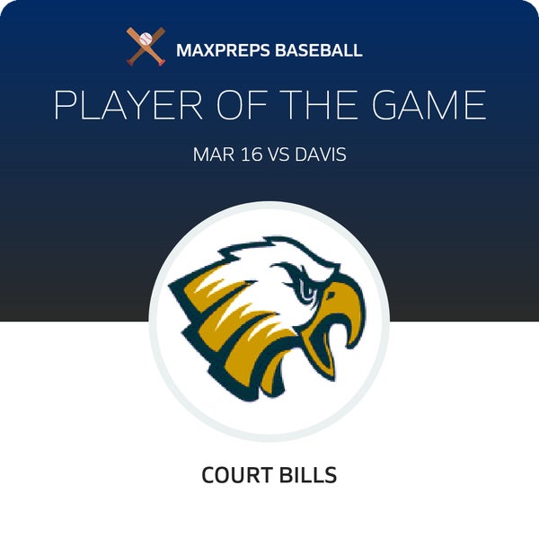 #14 Court Bills Player of the Game badge