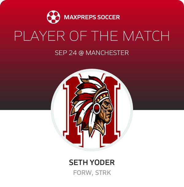 #12 Seth Yoder Player of the Game badge