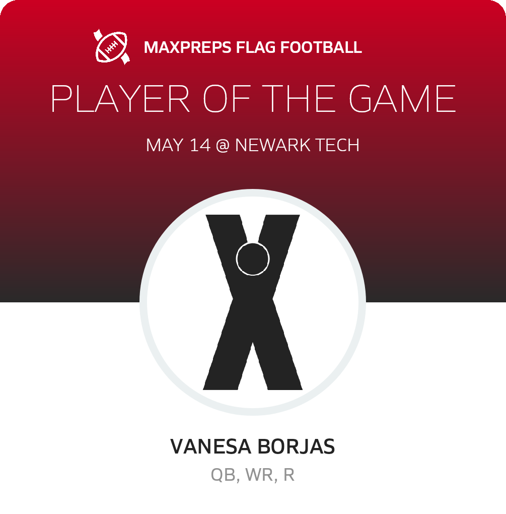 Vanesa Borjas Player of the Game badge