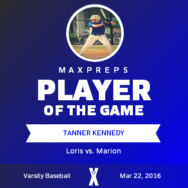 #14 Tanner Kennedy Player of the Game badge