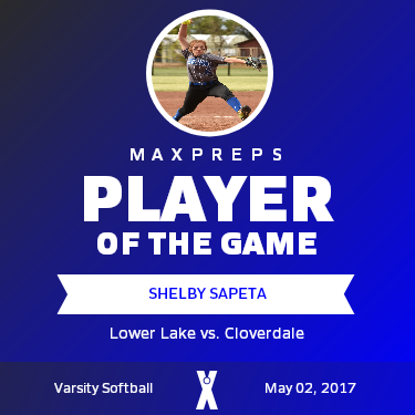 #6 Shelby Sapeta Player of the Game badge