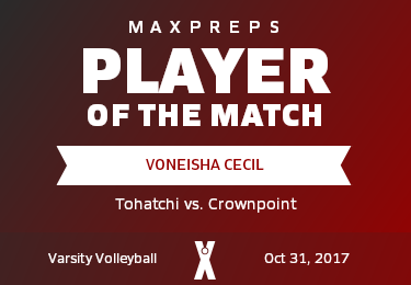 #10 Voneisha Cecil Player of the Game badge