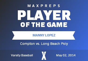 #15 Manny Lopez Player of the Game badge