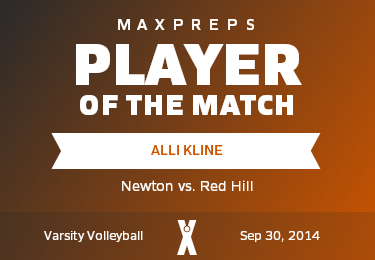 #6 Alli Kline Player of the Game badge