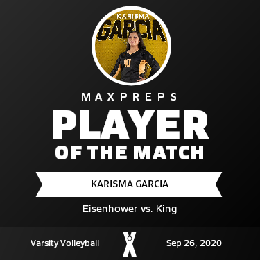 #10 Karisma Garcia Player of the Game badge
