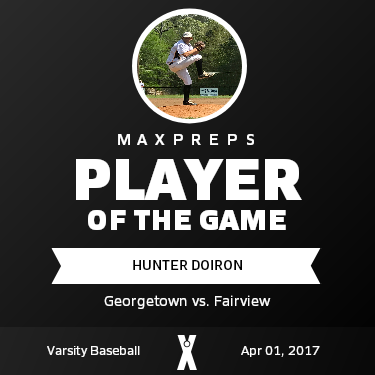 #15 Hunter Doiron Player of the Game badge