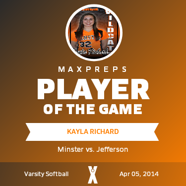 #32 Kayla Richard Player of the Game badge