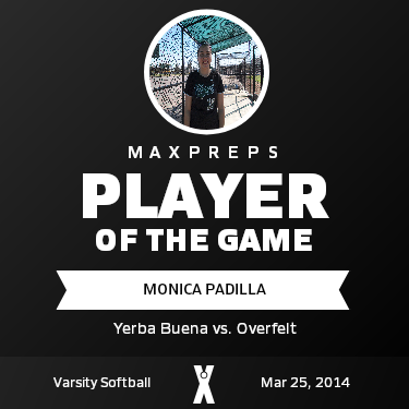 #10 Monica Padilla Player of the Game badge