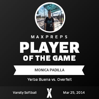 #10 Monica Padilla Player of the Game badge