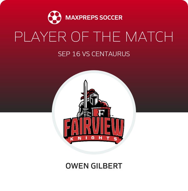 #11 Owen Gilbert Player of the Game badge