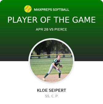 #6 Kloe Seipert Player of the Game badge