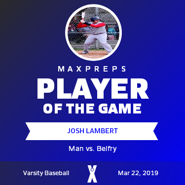 #10 Josh Lambert Player of the Game badge