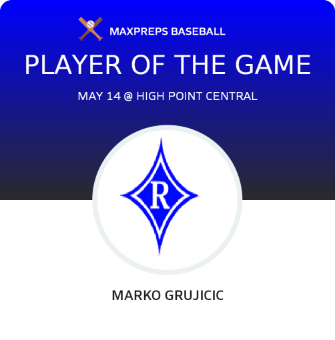 #30 Marko Grujicic Player of the Game badge