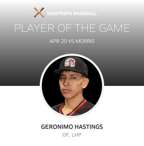 #18 Geronimo Hastings Player of the Game badge