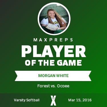 #11 Morgan White Player of the Game badge