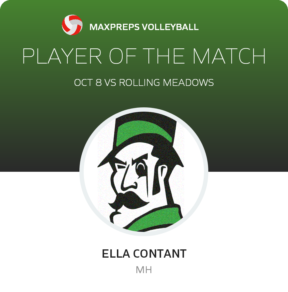 #7 Ella Contant Player of the Game badge
