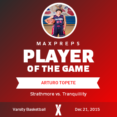 #23 Art Topete Player of the Game badge