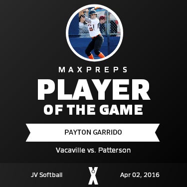 #22 Payton Garrido Player of the Game badge