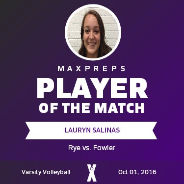 #2 Lauryn Salinas Player of the Game badge