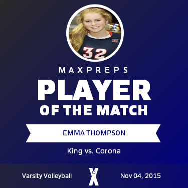 #32 Emma Thompson Player of the Game badge