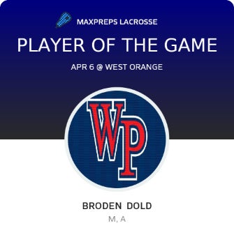 #14 Broden Dold Player of the Game badge
