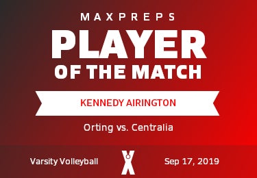 #9 Kennedy Airington Player of the Game badge