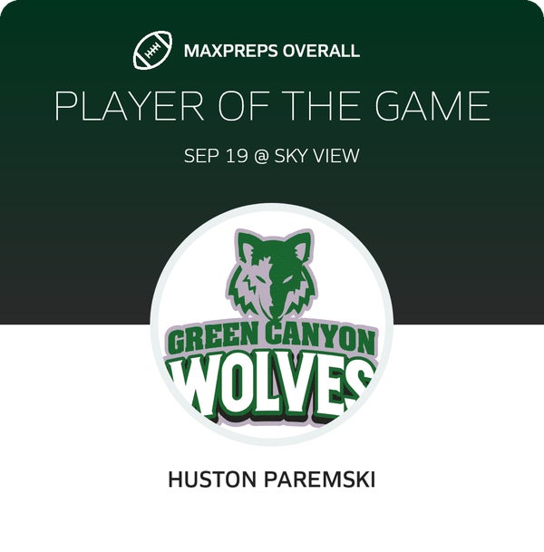 #2 Huston Paremski Player of the Game badge