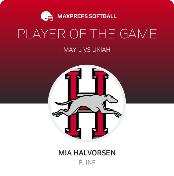 #7 Mia Halvorsen Player of the Game badge