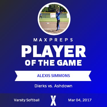 #4 Alexis Simmons Player of the Game badge