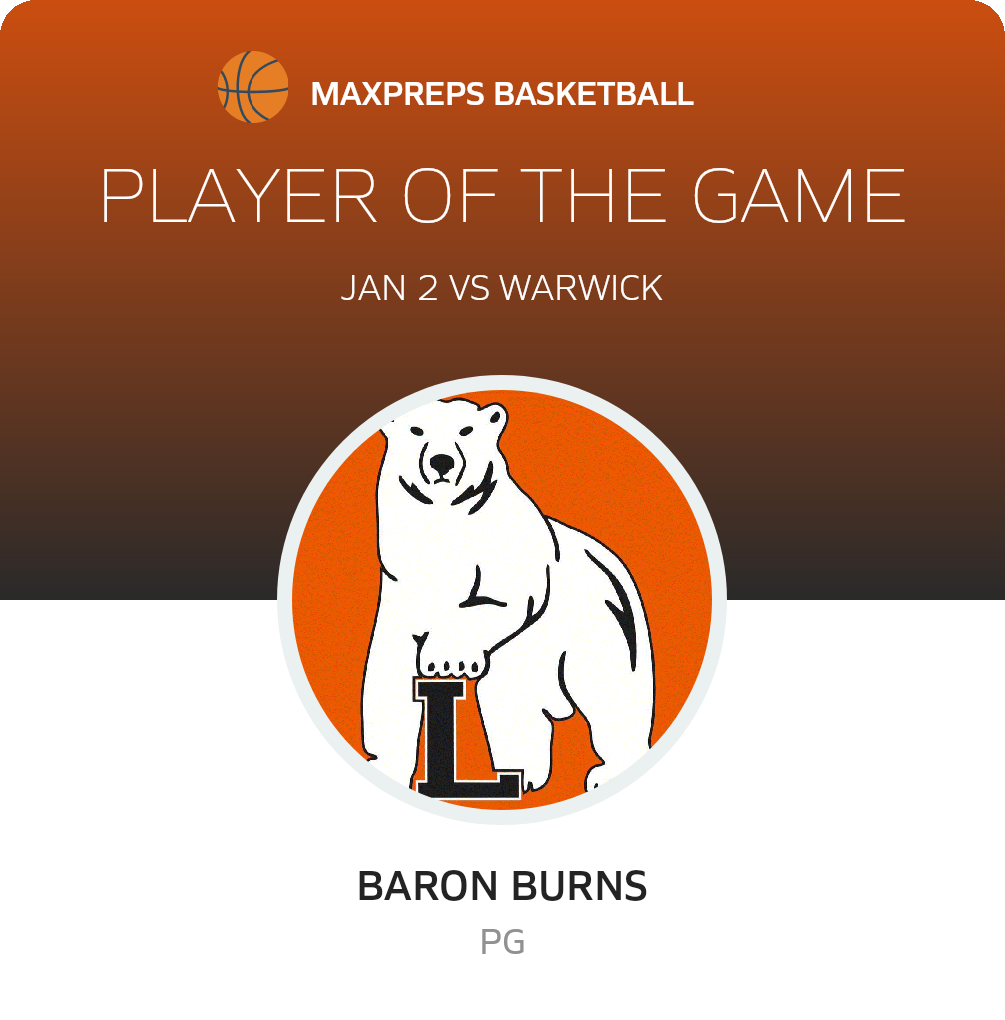 #3 Baron Burns Player of the Game badge