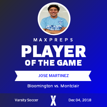 #17 Jose Martinez Player of the Game badge