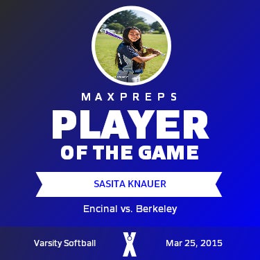 #25 Sasita Knauer Player of the Game badge