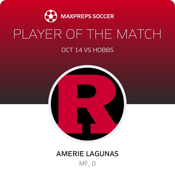 ##6 Amerie Lagunas Player of the Game badge