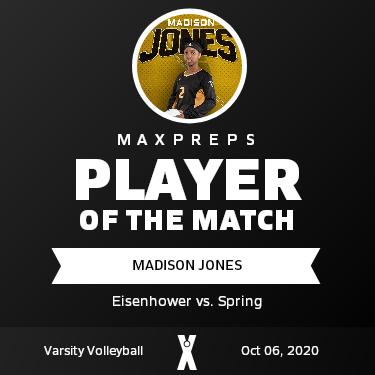 #2 Madison Jones Player of the Game badge