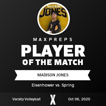 #2 Madison Jones Player of the Game badge