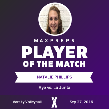 #12 Natalie Phillips Player of the Game badge