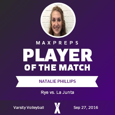 #12 Natalie Phillips Player of the Game badge