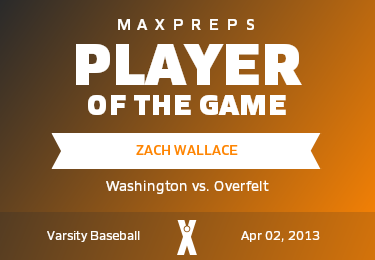 #7 Zach Wallace Player of the Game badge