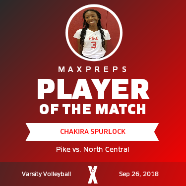 #3 Chakira Spurlock Player of the Game badge