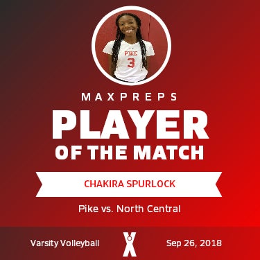 #3 Chakira Spurlock Player of the Game badge