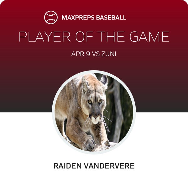 #6 Raiden Vandervere Player of the Game badge