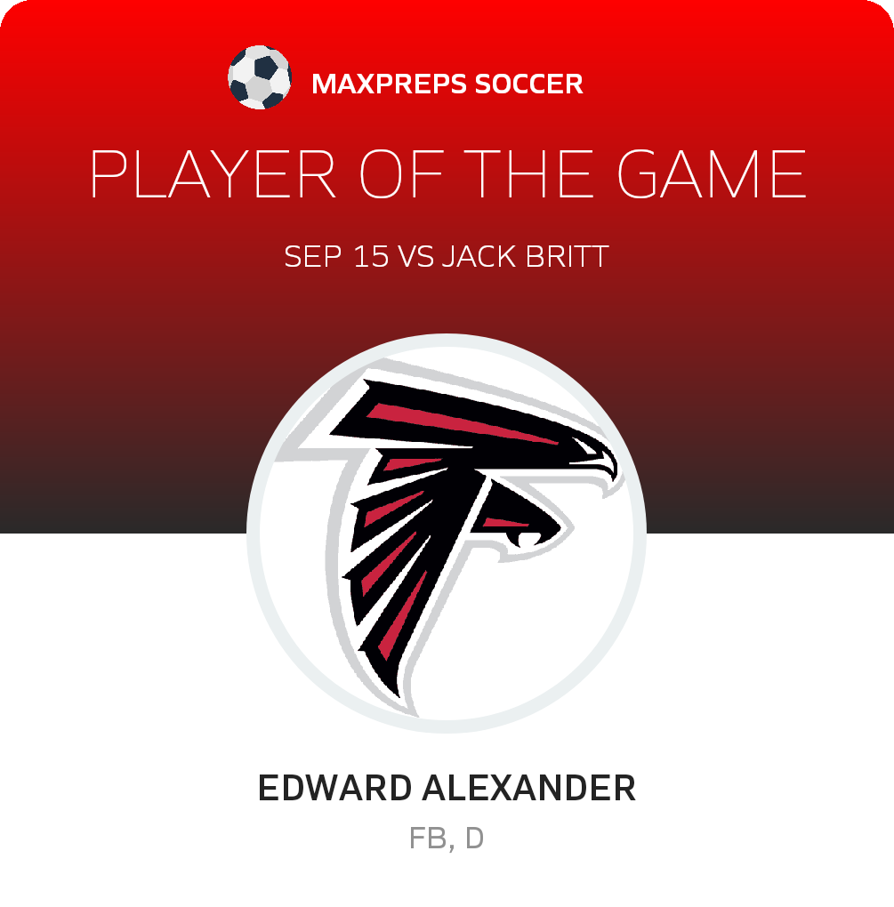 #8 Edward Alexander Player of the Game badge