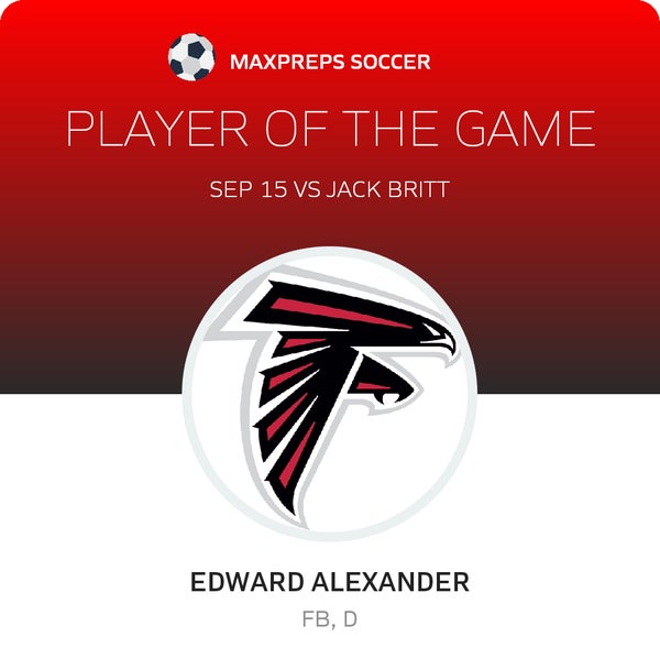 #8 Edward Alexander Player of the Game badge