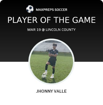 #4 Jhonny Valle Player of the Game badge