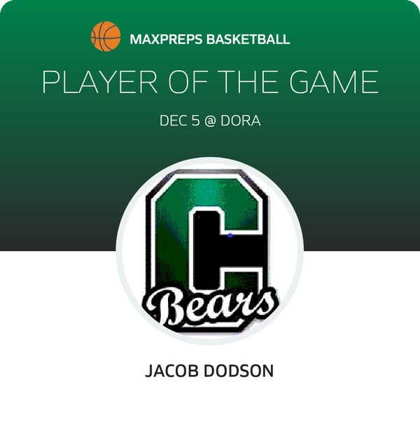 #5 Jacob Dodson Player of the Game badge