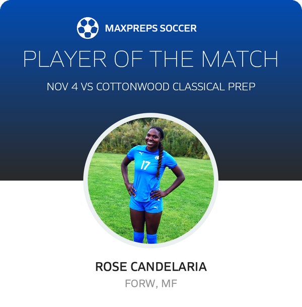 #17 Rose Candelaria Player of the Game badge