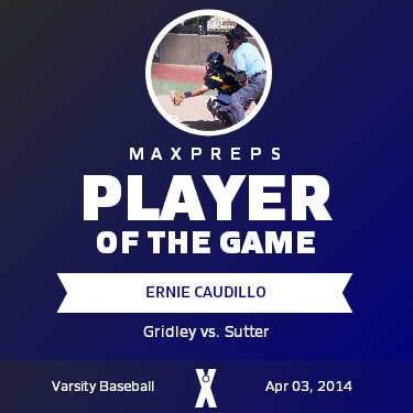 #19 Ernie Caudillo Player of the Game badge
